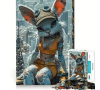 Urban Rabbit Explorer Jigsaw Puzzles 1000 Pieces Focus Boost Fun Laser Cut for Flawless Fit Bonding Activity for Loved Ones (38x52cm)
