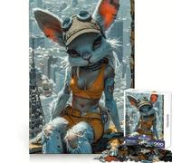 Urban Rabbit Explorer Jigsaw Puzzles 1000 Pieces for Teenagers Thought Skill Casual Relaxation Flawless Fit (38x52cm)