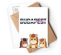 Urban Radio Budapest Architecture Postcards Envelopes Cards Mailing Year Horse