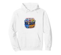 Urban Rebel Street Art Crew Graphic Pullover Hoodie