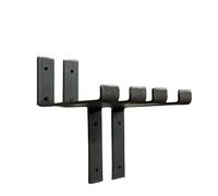 Urban Reclamation Pair of Raw Steel Brackets | Handmade Heavy Duty Scaffold Board Shelf Brackets | Rustic Industrial Style | Up Bracket or Down Bracket (Down Bracket)