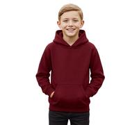 Urban Road Kids Heavy Blend Plain Hoodie Sweatshirt Hooded Top for Boys & Girls Maroon