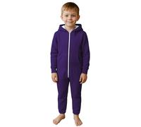 Urban Road Kids Unisex Plain Onesie Boys Girls Youth Toddlers All in One Jumpsuit | Comfortable, Cozy & Ideal for Personalisation Purple