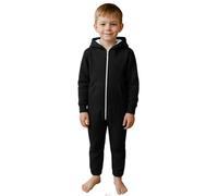 Urban Road Kids Unisex Plain Onesie Boys Girls Youth Toddlers All in One Jumpsuit | Comfortable, Cozy & Ideal for Personalisation Black