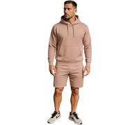 Urban Road Men’s Tracksuit Set - Casual Pullover Hoodie & Cargo Shorts Co-ord Set | Sports Gym Everyday Comfort Top & Bottom