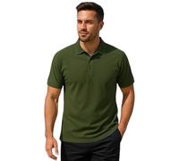Urban Road Details About Mens Premium Short Sleeve Comfort Fit Plain Polo Shirt Military Green
