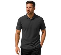 Urban Road Details About Mens Premium Short Sleeve Comfort Fit Plain Polo Shirt Charcoal