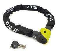 Urban 10K120 Motorcycle Chain Lock Approved, Hardened Steel Links ø0.39in, 3,93ft Long, Textile Cover, Anti-Theft High Security Chain Padlock, Motorbike, Scooter, Electric Bicycle, Ebike