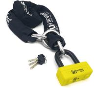 Urban Security Chain Lock 150 Sra Loop+ur74 U-lock Yellow 120 cm
