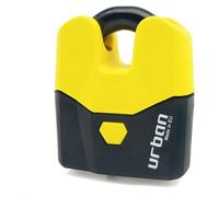 Urban U8K High Security Padlock with Key, SRA Approved, Compatible with Chain, Double Locking ø15 Shackle, Anti-Pick & Anti-Drill, Multi Purpose Anti Theft Shielded Padlock for Gates and Containers