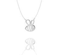 URBAN SHe° 18k Gold Plated or Sterling Silver Cut Out Honeybee Bumble Bee Necklace Bee Studs Bee earrings Honeybee earrings (Silver Bee Necklace)