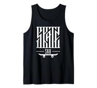 Urban Skating Style Skate SK8 Street Skateboarding Tank Top