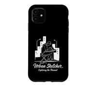 Urban Sketcher Capturing The Moment Cityscape Artist Case for iPhone 11