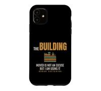 Urban Sketching - The Building Moved - Plein Air Sketchbook Case for iPhone 11