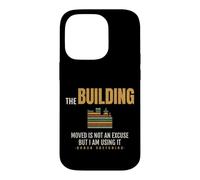 Urban Sketching - The Building Moved - Plein Air Sketchbook Case for iPhone 14 Pro