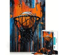 Urban Slam Dunk Adults 1000 Pieces Puzzle Mind Training Fun Burr Free Clean Cut Pieces Heartwarming Gathering Activity (38x52cm)