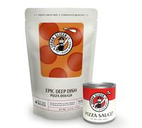 Urban Slicer Pizza Worx - Pizza Kit - 1 Bag Detroit Deep Dish Style Crust - 1 Pizza Sauce