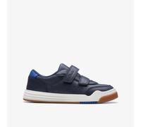 Clarks Urban Solo Kid Navy Trainers, Riptape in Blue | Size: 9.5-Standard Fit Clarks Blue 9.5-Standard Fit