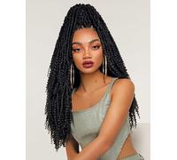 Urban Spring Twist Crochet Hair 16 Inch - Pre-Looped Two Strand Twist Extensions, Lightweight Synthetic Braiding Hair, Natural Coily Texture Protective Style for Women (T1B/27)