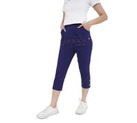 URBAN STITCH Cropped Jeans for Women UK Ladies Capri Plus Size Shorts Denim Cotton Summer Trouser Three Quarter 3/4 Length Pull On Cut Off High Waist (20, Indigo)
