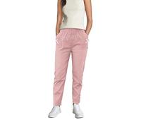 URBAN STITCH Trouser for Women UK Casual Full Length Elasticated High Waist Pants with Stretch Light Weight Summer Straight fit Ladies Bottoms (10, Dusty Pink)