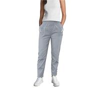 URBAN STITCH Trouser for Women UK Grey Casual Full Length Elasticated High Waist Pants with Stretch Light Weight Summer Straight fit Ladies Bottoms (24, Grey)
