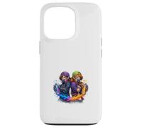Urban Street Art Duo Color Clash Case for iPhone 13 Pro