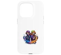 Urban Street Art Duo Color Clash Case for iPhone 15 Pro