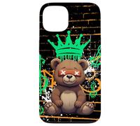 Urban Street Art Teddy Bear Design, Graffiti Style, X Eyes Case for iPhone 13
