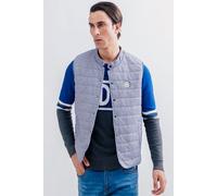 Urban Studio Men's Quilted Parachute Sleeveless Lightweight Jacket in Blue | Size: Medium Urban Studio Blue M
