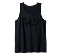 Urban Style Philly in Black Text Tank Top