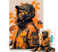 Urban Survivor Girl Jigsaw Puzzle 1000 Pieces Cognitive Fun Play High Precision Die Cut Unique Gift for Stress Relief (50x75cm)