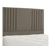 Urban Textures Luxury 26" High Milan Boucle Upholstered Bed Headboard - Brown