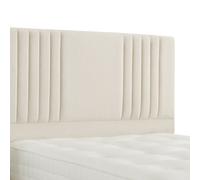Urban Textures Luxury 26" High Milan Boucle Upholstered Bed Headboard - Cream
