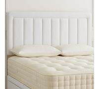 Urban Textures Luxury 51" High Arlo Boucle Upholstered Bed Headboard - White