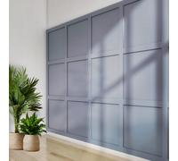 Urban Textures Mdf Shaker Wall Panelling Kit (H)1200mm (W)90mm (T)8mm - 5 Panels