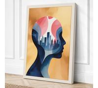 Urban Thoughts Canvas Wall Art Print 24x16 Inch