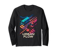 Urban Traffic Shirt City Traffic Design City Infrastructure Long Sleeve T-Shirt