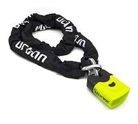 Urban U4K170 Motorcycle Chain Lock Hardened Steel, ø0.39in, 5.58ft Long, Link Plus System, Textile Cover, Security Anti-Theft Padlock, Double Locking, Scooter, Electric Bicycle, Containers, Gates