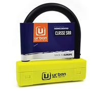 Urban UR120125 Motorcycle U Lock Maximum Security SRA Approved, Hardened Steel ø18mm/0.7in Shackle Double Locking, More Visible, 120x125mm/4.7x0,41in Multi-Purpose Heavy Duty Anti Theft U Clamp Lock