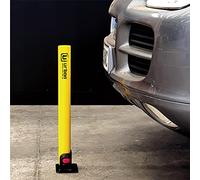 "URBAN UR630 Folding Parking Pole with Lock, Security Parking Lot Bollard Post, More Visible, Anchored Parking Barrier Post, Bolts Included, Driveway Security Garage Post, Car Stopper Spot Barrier "