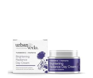 Urban Veda Brightening Day Cream | For Dry, Dull and Dehydrated Skin | Peptide and Turmerone | Pigmentation and Brightening | Acne Scar Creme | Collagen Face Cream | Face moisturiser| 50 ml