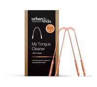 Urban Veda Copper Tongue Scraper | Digestive Health & Bacteria Remover | Fresher Breath & Enhanced Taste | Copper Tongue Scraper for Bad Breath Treatment | Oral Hygiene Products | Pack of 2