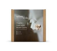 Urban Veda Dual-Cleansing Muslin Cloths 3 pack