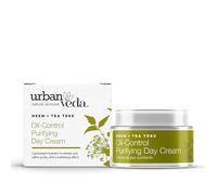 Urban Veda Oil Control Purifying Day Cream | For Oily & Congested Skin | For Pimple prone & Acne | Active Neem, Tea Tree, Witch Hazel & Vitamin C | Face Care| Moisturiser Face Women | 50 ML
