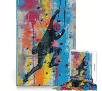 Urban Wall Climb Jigsaw Puzzles 1000 Pieces for Teenagers Cognitive Skill Stress Free Fun Exact Cut (38x26cm)