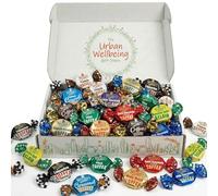 Urban Wellbeing Assorted Toffee Gift Box 1Kg 12 Variety Selection of Traditional British Toffees & Chocolate Eclairs, Individually Wrapped Sweets, Luxury UK Made Confectionery Gift for Him & Her