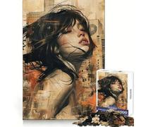 Urban Whispers Jigsaw Puzzles 1000 Pieces Cognitive Skill Gentle Pastime Solid Lock Unique Xmas Gift (50x75cm)