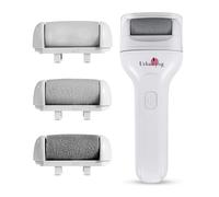 Urban Yog Callus Remover, Foot Scrubber For Dead Skin, With 3 Interchangeable Head Rollers, Rechargeable, Callus & Dead Skin Removal, 2 Speed Settings, Fast Type-C Charging, 1200mAh Battery