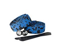 URBAN ZWEIRAD Handlebar Tape - Durable Road Bike Handlebar Tape with End Plugs and Adhesive Strips - Anti-Slip, Shock-Absorbing, Comfortable Grip - 2 x 200 cm x 3 cm - 3 mm Thick